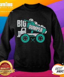 Cozy Nice Big Dumper Dump Truck Sweatshirt featuring a stylish truck graphic, perfect for truck enthusiasts.