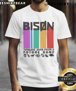 Nice Bison Timeless Jam From A Future Band T-Shirt featuring a vibrant design and bold graphics for music lovers.
