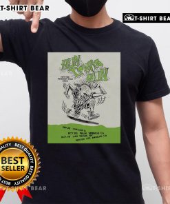 Nice Blink-182 Run Travis Run Hit Pavement Tour 2025 T-Shirt featuring vibrant graphics and tour details.