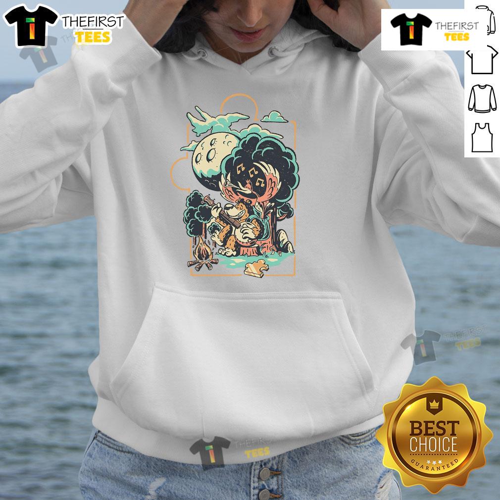 Nice Bluegrass Bear Hoodie Cozy Nice Bluegrass Bear Hoodie featuring a vibrant blue design, perfect for casual wear and outdoor adventures.