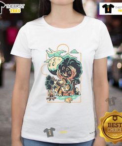 Nice Bluegrass Bear Ladies Tee featuring a vibrant bear graphic, perfect for outdoor enthusiasts and casual wear.