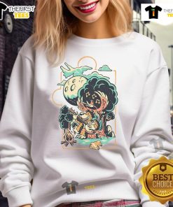 Cozy Nice Bluegrass Bear Sweatshirt featuring a vibrant bear graphic, perfect for outdoor enthusiasts and casual wear.