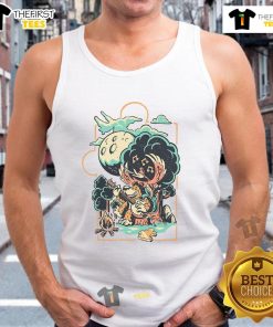 Nice bluegrass bear tank top featuring a vibrant bear graphic, perfect for summer outdoor activities and casual wear.