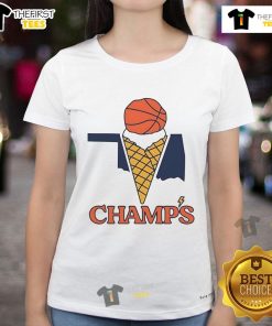 Nice Braums Champs Ice Cream Ladies Tee featuring colorful graphic design perfect for ice cream lovers and fans.