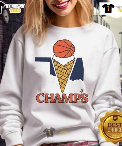 Cozy Nice Braums Champs Ice Cream sweatshirt in vibrant colors, perfect for ice cream lovers and casual wear.