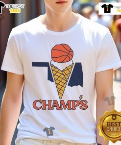 Nice Braums Champ's Ice Cream T-Shirt featuring a colorful design and logo, perfect for ice cream lovers.