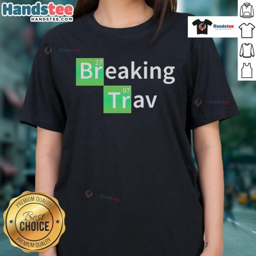 Women's Nice Breaking Trav Lewis Travis Periodic Table Tee featuring unique design and vibrant colors for stylish comfort.