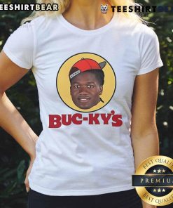 Nice Buc Kys Irving Tampa Bay Buccaneers logo ladies tee featuring a stylish design for female fans of the team.
