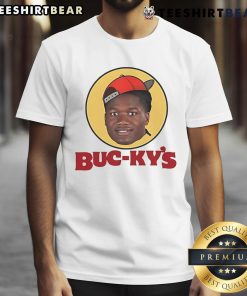 Nice Buc Ky's Tampa Bay Buccaneers logo t-shirt featuring vibrant colors and a stylish design for fans.
