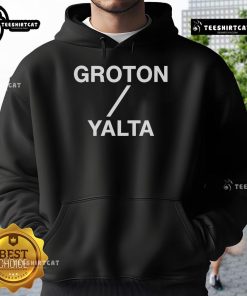 Cozy Nice Cape Cod Groton Yalta hoodie in navy, perfect for cool weather and stylish casual outings.