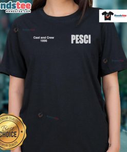 1996 Nice Cast And Crew tee featuring Pesci design, perfect for fans of classic films and vintage movie merchandise.