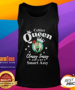 Classy and sassy Nice Celtics logo tank top featuring a smart-assy design for stylish fans.