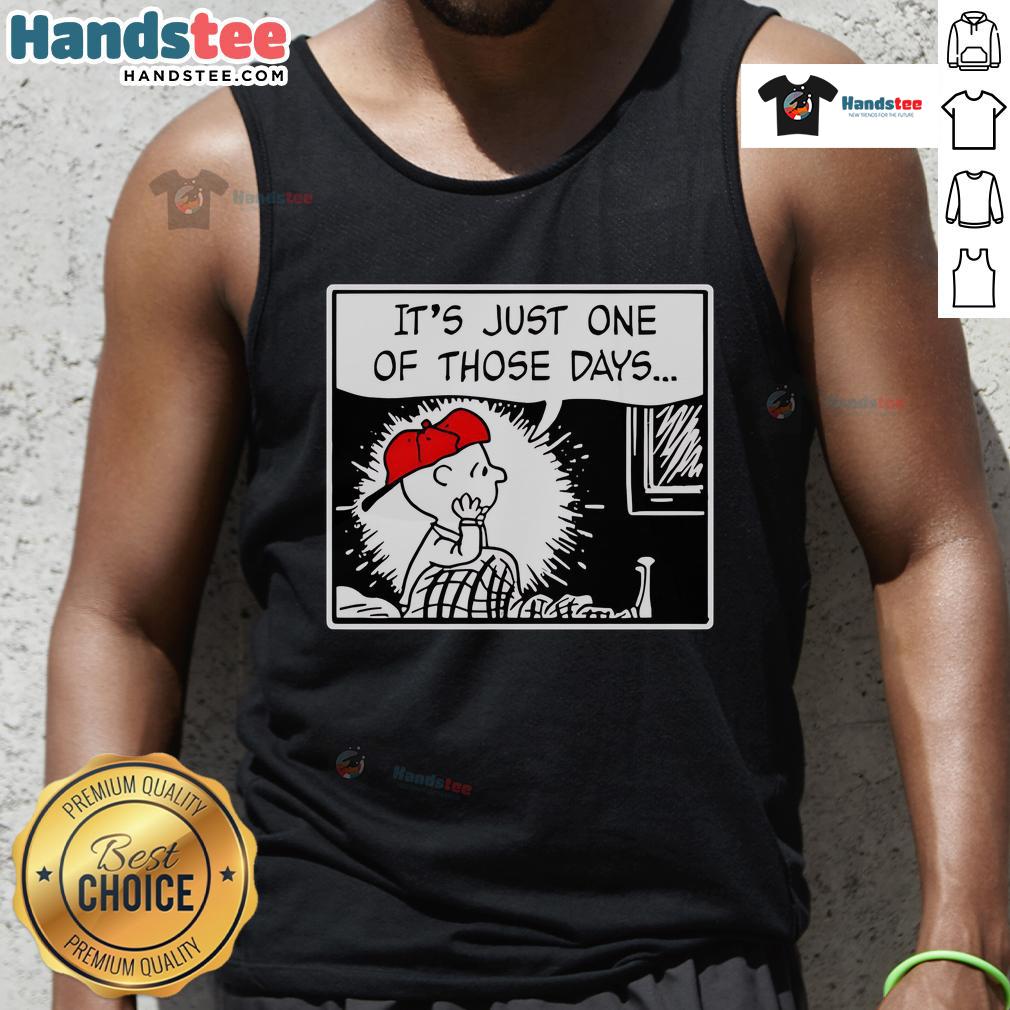 Nice Charlie Brown And Limp Bizkit's Break Stuff It's Just One Of Those Days Tank Top Nice Charlie Brown tank top featuring Limp Bizkit's 'Break Stuff' designperfect for casual and music lovers on tough days.