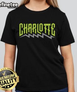 Nice Charlotte Bolt Ladies Tee in vibrant colors, perfect for casual wear and showcasing a trendy style.