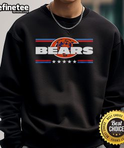 Chicago Bears sweatshirt featuring 'No Kings in America, Only Bills' design, perfect for NFL fans and cozy wear.