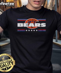 Chicago Bears T-Shirt featuring 'No Kings In America Only Bills' design, perfect for football fans and collectors.