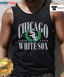 Nice Chicago White Sox pitchout tank top since 1900 featuring vintage design and team logo for baseball fans.