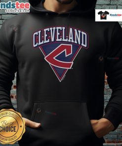 Alt Text: Cleveland Guardians Cooperstown Collection Change Up Hoodie in navy, featuring logo and stylish design for fans.