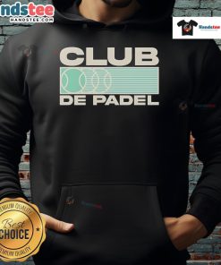 Stylish Nice Club de Padel Heritage Hoodie in navy blue, perfect for paddle enthusiasts and casual wear.