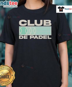 Heritage Ladies Tee from Nice Club de Padel, showcasing stylish design perfect for padel enthusiasts.