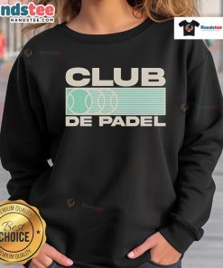 Stylish Nice Club de Padel Heritage Sweatshirt in navy, perfect for padel enthusiasts and casual wear.