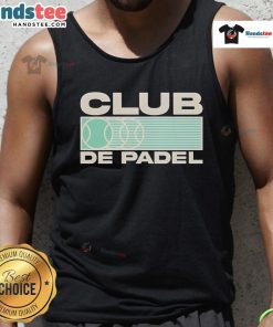 Nice Club de Padel Heritage Tank Top in stylish design, perfect for padel enthusiasts and summer sports activities.