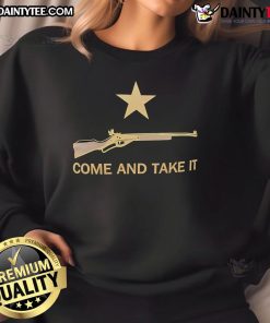 Nice Come And Take It Sweatshirt featuring bold text design, perfect for casual wear and statement fashion.