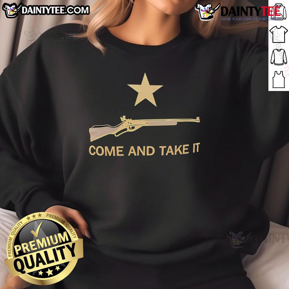 Nice Come And Take It Sweatshirt Nice Come And Take It Sweatshirt featuring bold text design, perfect for casual wear and statement fashion.