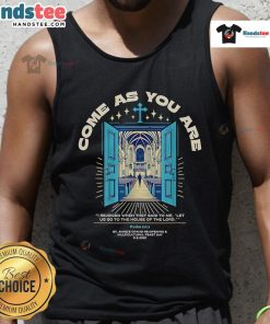 Nice Come As You Are tank top featuring 'I Rejoiced When They Said to Me' biblical quote, perfect for casual wear.