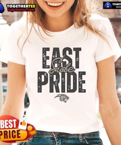 Nice Crown Trio Plano East Panthers East Side Pride Ladies Tee in vibrant colors, perfect for game day and fan apparel.