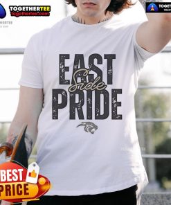 Alt Text: Nice Crown Trio Plano East Panthers East Side Pride T-Shirt featuring bold graphics and vibrant colors for fans.