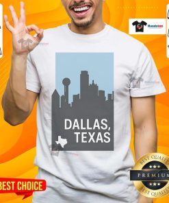 Nice Dallas Texas Simple T-Shirt design featuring a stylish graphic for casual wear in vibrant colors.