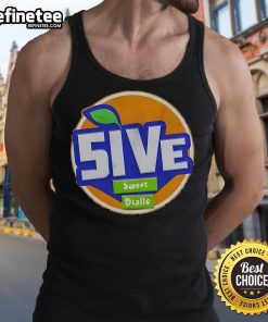 Alt Text: Stylish Nice Davido Sweet Diallo logo tank top in vibrant colors, perfect for casual summer outfits.