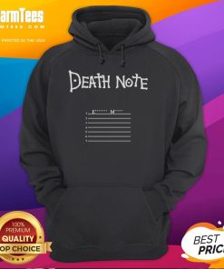 Nice Death Note limited Imranepresents Povculture hoodie featuring iconic anime design and stylish black fabric.