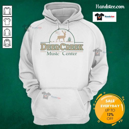 Alt Text: Cozy Nice Deer Creek Music Center hoodie featuring a stylish design, perfect for music lovers and outdoor enthusiasts.