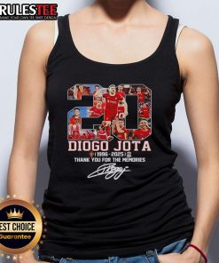 Nice Diogo Jota Memorial Liverpool FC 2025 signature tank top featuring bold graphics and team colors.