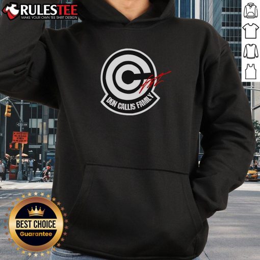 Alt Text: Cozy Nice Don Callis family hoodie featuring vibrant graphics and a comfortable fit, perfect for casual wear.