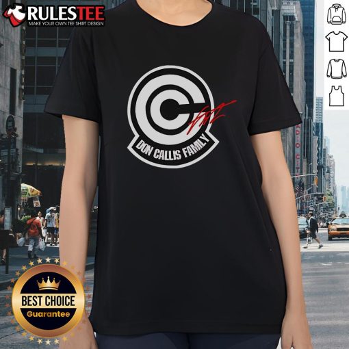 Nice Don Callis Family Ladies Tee featuring a stylish design, perfect for fans and casual wear enthusiasts.