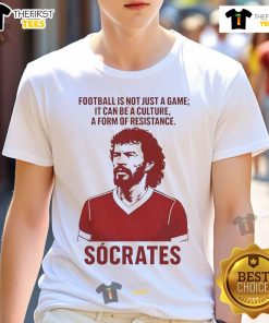 Nice Football t-shirt showcasing the phrase 'Not Just A Game, It Can Be A Culture, A Form Of Resistance' in bold design.