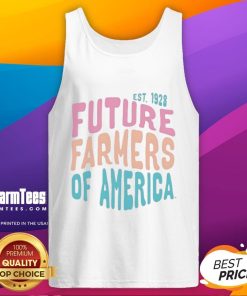 Nice Future Farmers of America Est 1928 tank top featuring a vintage design, perfect for FFA enthusiasts and supporters.