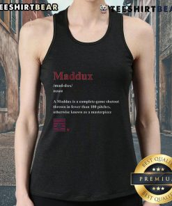 Nice Greg Maddux tank top featuring a stylish design and definition, perfect for baseball fans and collectors.
