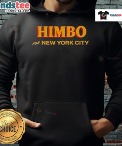 Stylish Nice Himbo for New York City hoodie displayed on a model, showcasing urban fashion and casual streetwear style.