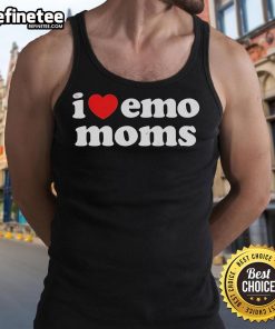 Nice I Heart Emo Moms Tank Top in black, featuring a stylish graphic design perfect for emo mom fans.