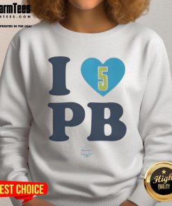 Nice I Love Paige Bueckers sweatshirt featuring bold text, perfect for fans of the basketball star.