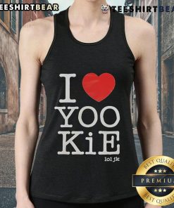 Nice I Love Yookie LOL JK tank top featuring a fun design, perfect for casual outings or fan gatherings.