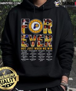 Nice Indiana Packers Forever hoodie featuring signatures, perfect for fans celebrating the team beyond just wins.