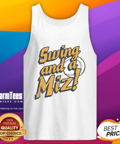 Nice Jacob Misiorowski of the Milwaukee Brewers swings in a Miz tank top during a game.