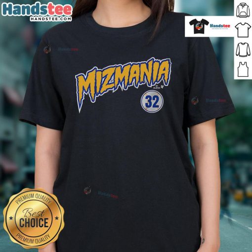 Stylish Nice Jacob Misiorowski Miz Mania ladies tee featuring vibrant design for fans and fashion lovers.