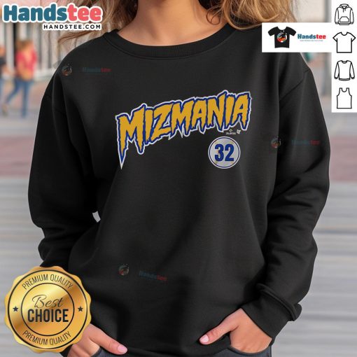 Nice Jacob Misiorowski Miz Mania sweatshirt featuring a stylish design and vibrant colors perfect for fans and casual wear.