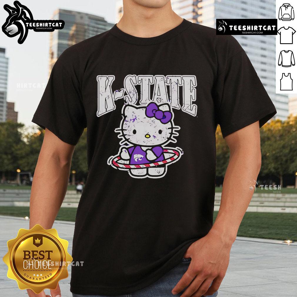 Nice K State Wildcats Hello Kitty T Shirt Nice K-State Wildcats Hello Kitty T-Shirt featuring a playful design perfect for fans and casual wear.